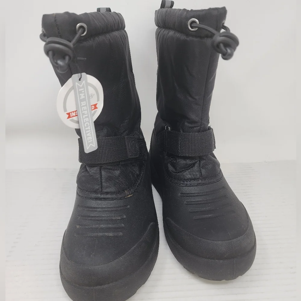 Northside Black Snow Boots Waterproof Winter Boots‎ Youth Size 4